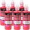 Multipack of 6 - Tulip Dimensional Fabric Paint 4oz-Slick - Deep Red
